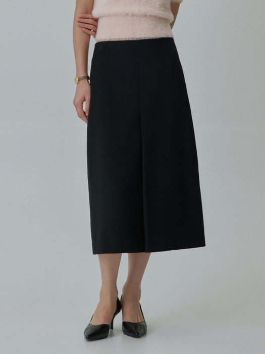 FRENCH WOOL SKIRT (2colors)