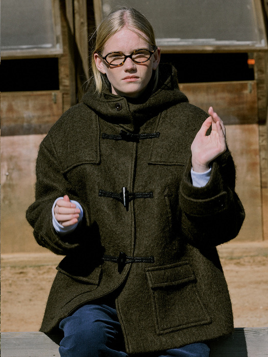 Brook Duffle Coat Khaki_F244CT01