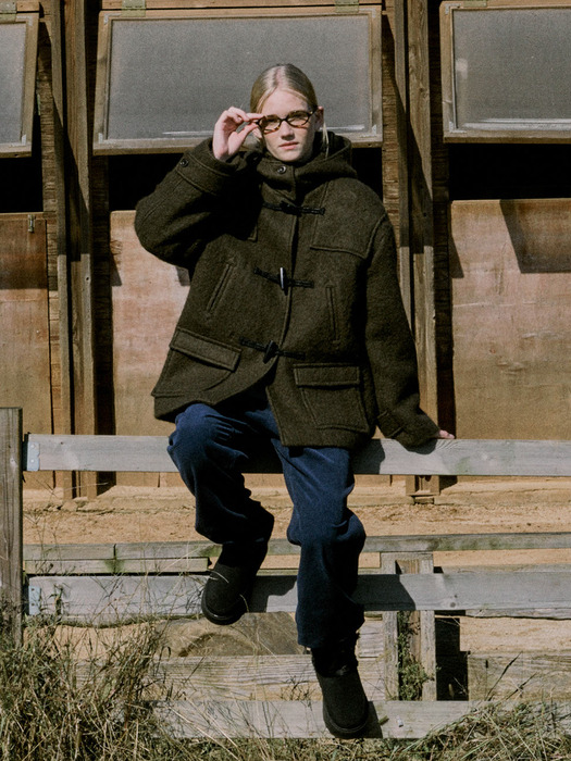 Brook Duffle Coat Khaki_F244CT01