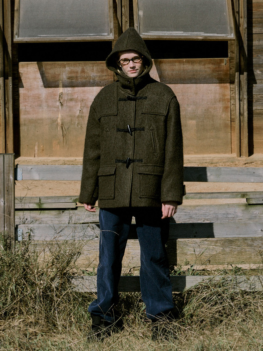 Brook Duffle Coat Khaki_F244CT01