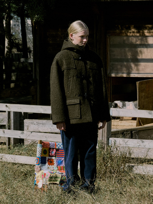 Brook Duffle Coat Khaki_F244CT01