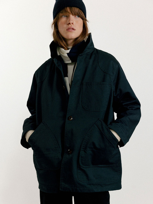 Oversized work jacket (Blue green)