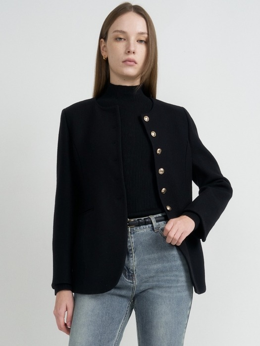 Amelia Hourglass Wool Jacket_2color