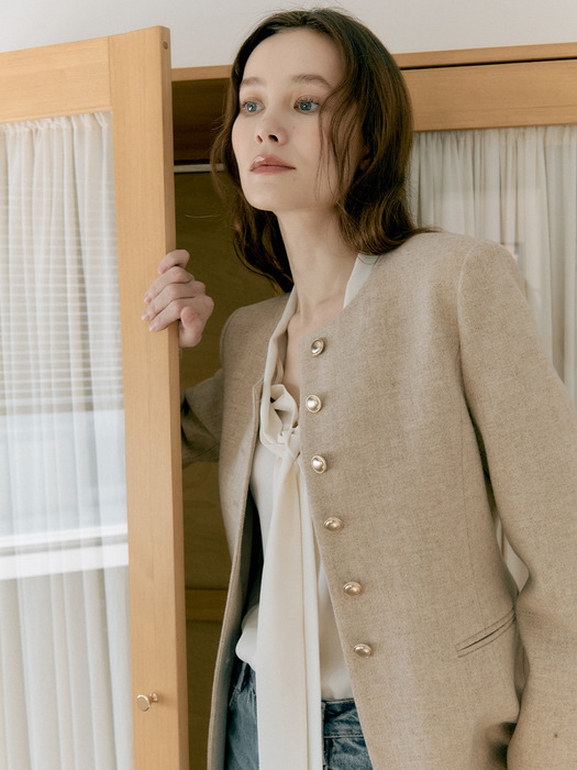 Amelia Hourglass Wool Jacket_2color