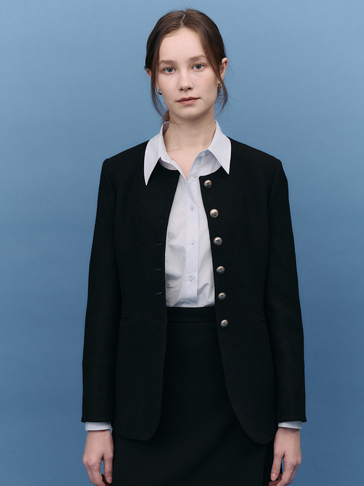 Amelia Hourglass Wool Jacket_2color