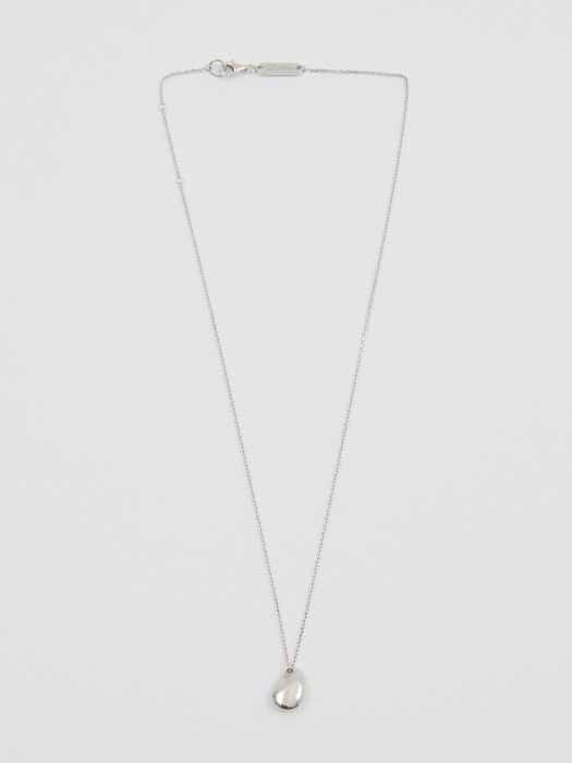 Tear `drop` Necklace_Silver