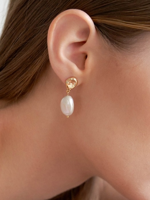 Sea Pearl Earring (2color)