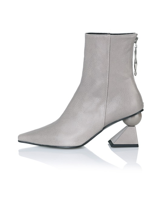 Amoeba glam heel boots / 19PF-B540 Light Grey