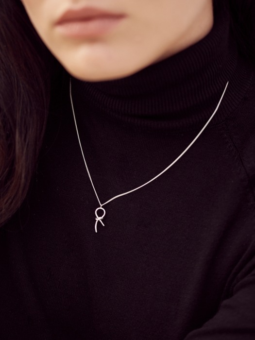 [SILVER 925] KNOT PENDANT NECKLACE