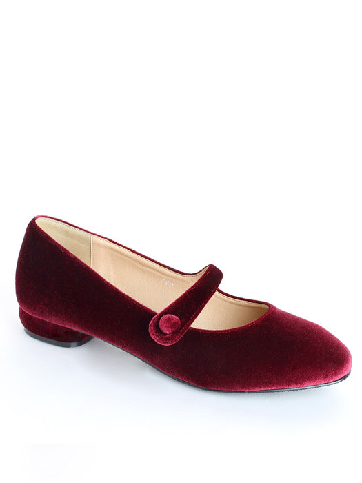 Anna Velvet Flat 2cm