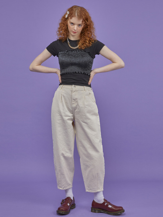 Garment Dying Carrot Pants