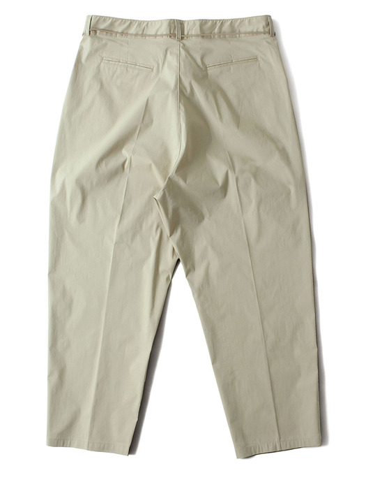 TWO-TUCK POTTERY PANTS [Beige]