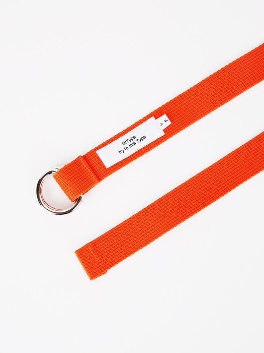 001 Double Ring Belt, Orange