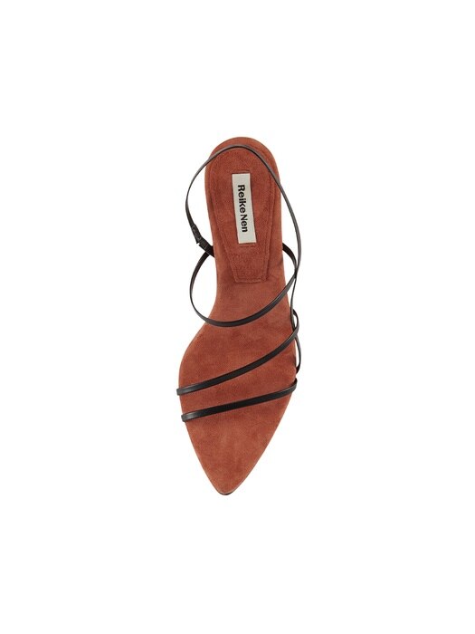 RL3-SH013 / 3 Strappy Pointed Sandals