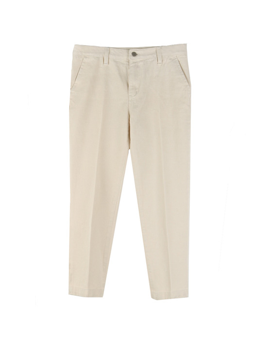 Essential Cream Denim Slacks