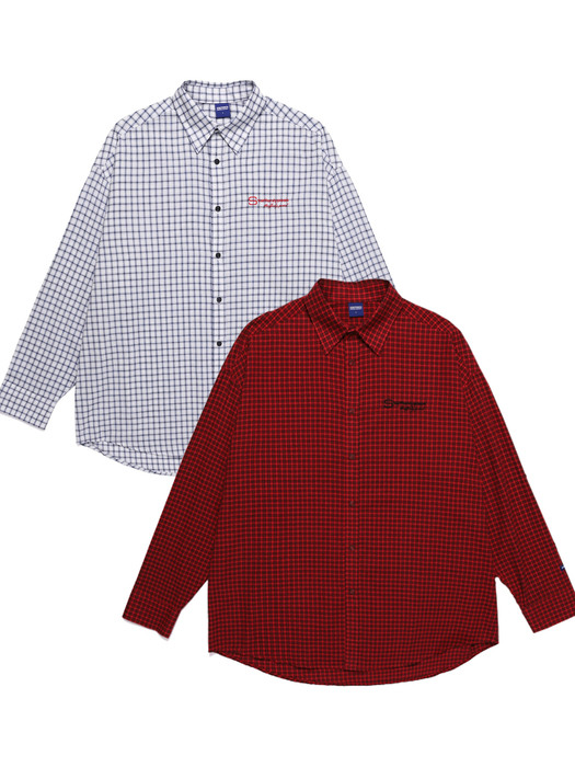 [PACKAGE] CHECKED SHIRT 2PACK