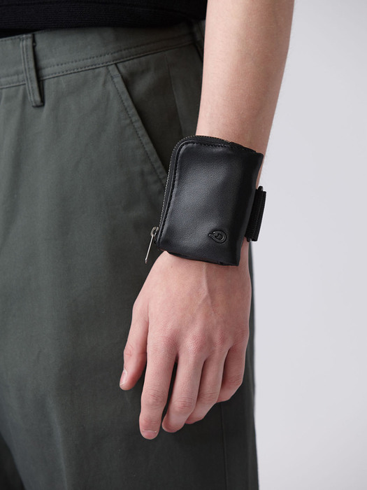 leather wrist wallet _CABAX19202BKX