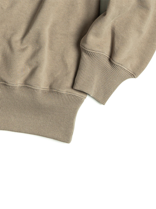 SCOUT PULLOVER SWEAT / KHAKI BROWN