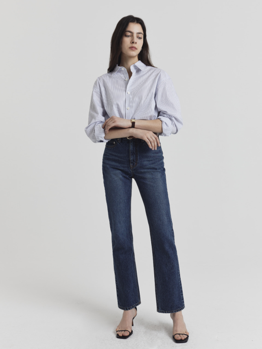 ESSENTIAL SEMI-BOOTCUT JEANS MIDNIGHT BLUE_UDPA1E208N2