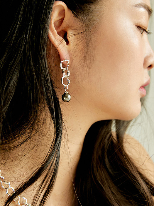 (silver925)time earrings