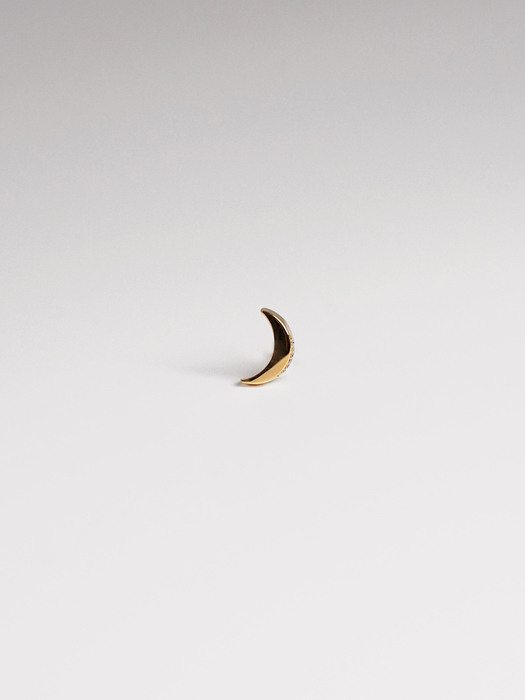 Lunaire earring, dark moon