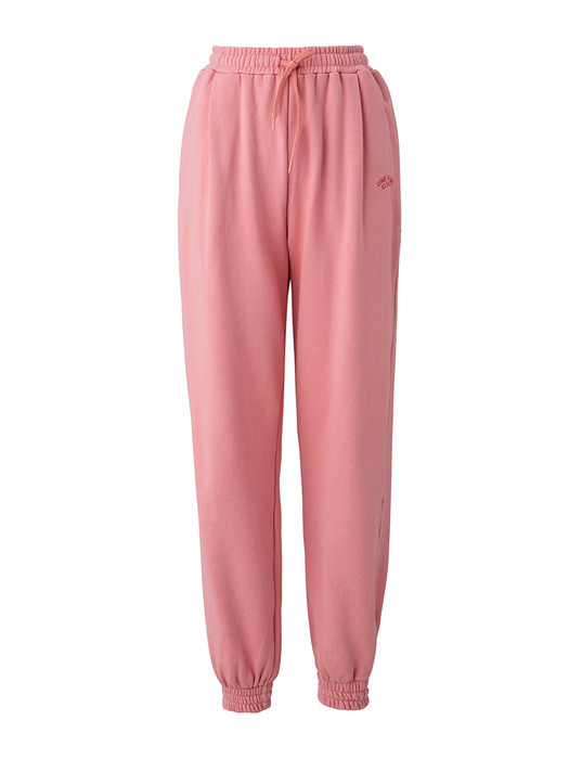 Come as jogger pants - Coral pink