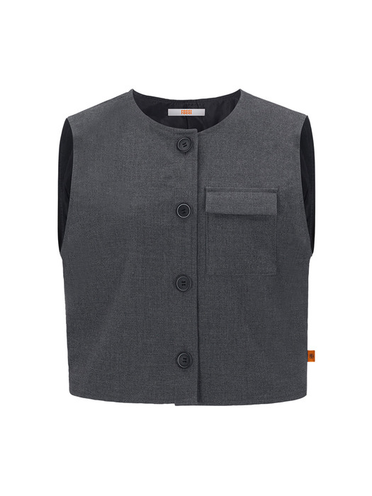 Pocket Vest [GREY]