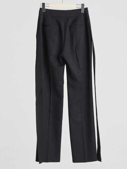 SIDE RIBBON PANTS BLACK 