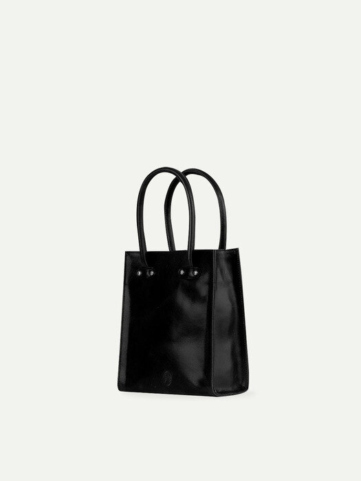 Squared bag Vertical [ Black ]