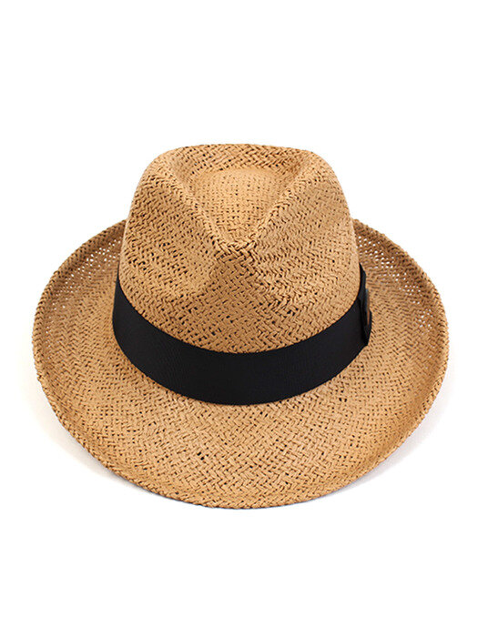 BU Summer Brown Long Fedora 여름페도라