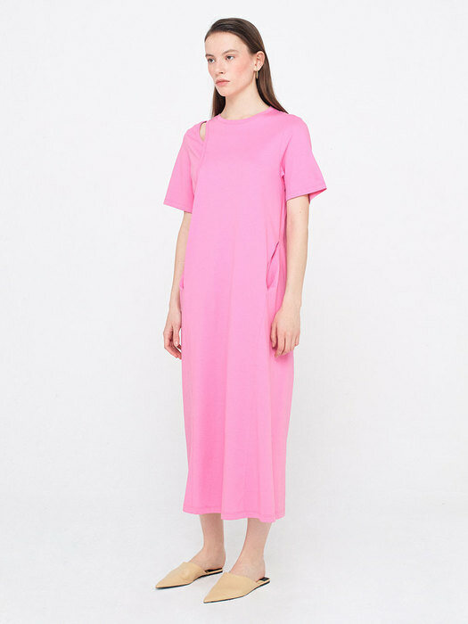Jersey Long Dress_Pink