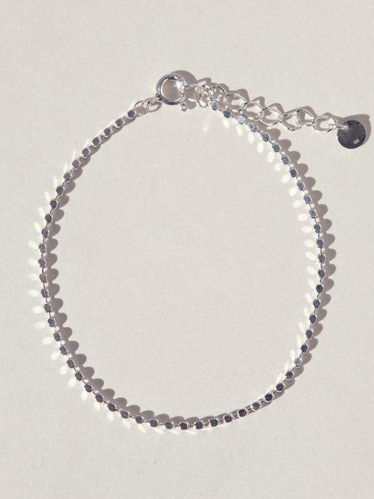 Dots Line Bracelet (silver925)(2color)
