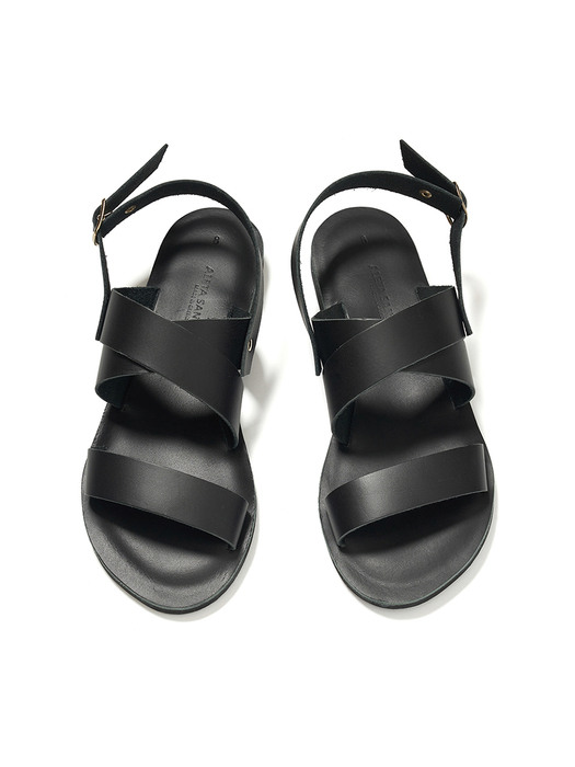 In X-Strap Sandal (black) For Unisex