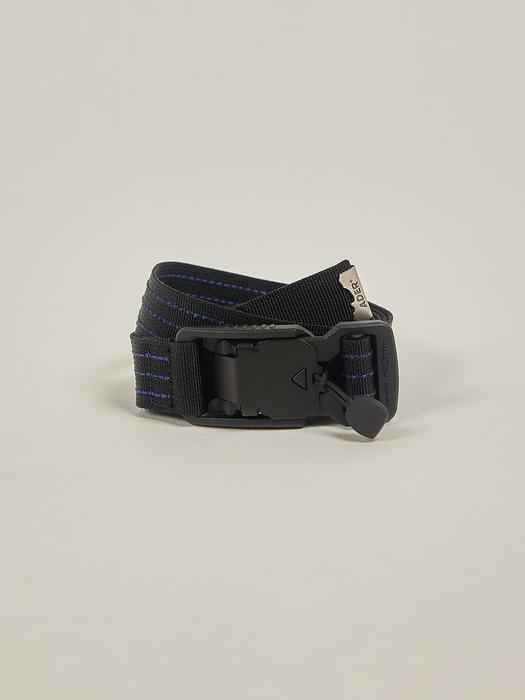 Crumple webbing belt Noir