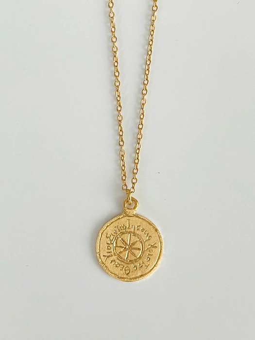 Medallion #01 IXTUS cyphers engraved