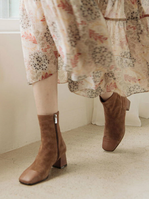 camel suede ankle boots