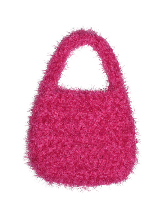 fluffy mini bag (pink)