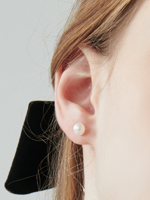 [14k gold] CR017 Classic pearl earrings