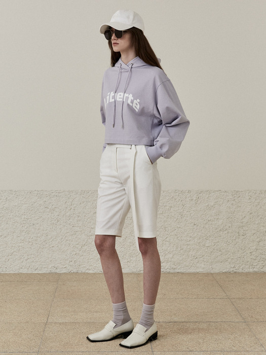 LIBERTE Oversized Hood Sweatshirt_Lavender