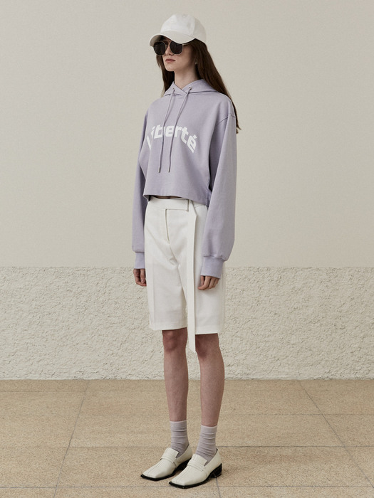 LIBERTE Oversized Hood Sweatshirt_Lavender