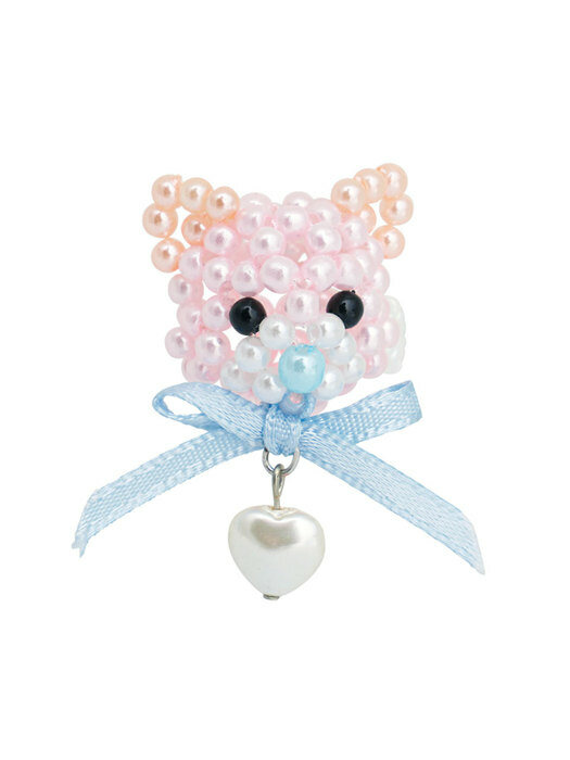 Chi-Chi Beads Ring (Baby Pink)
