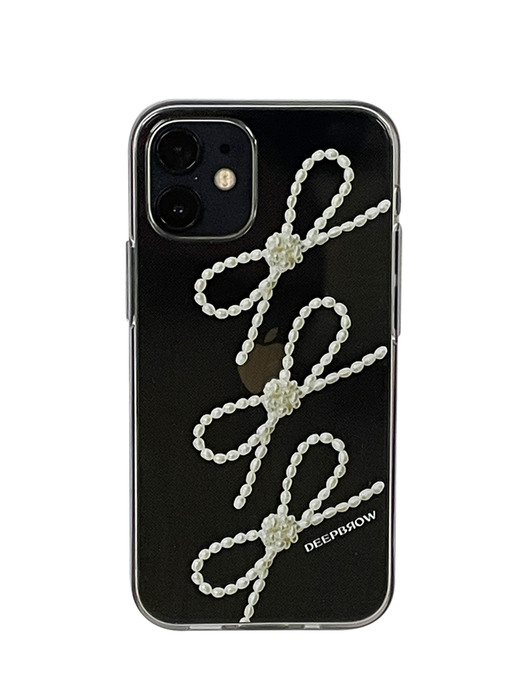 Pearl Ribbon iPhone Case