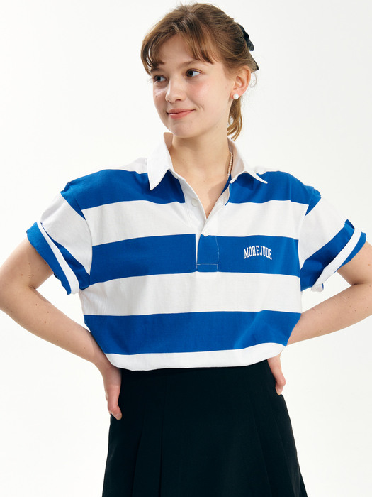Blue stripe PK t-shirt