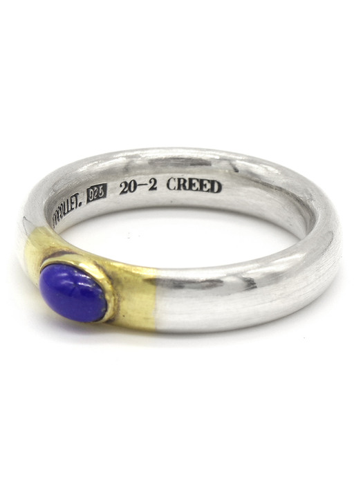 marriage bend ring (blue)