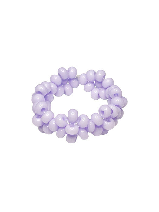 Lavender Flowers Beads Ring 비즈반지