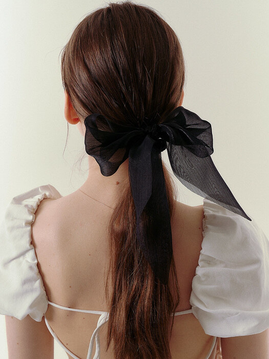 Shine fille ribbon Scrunchie