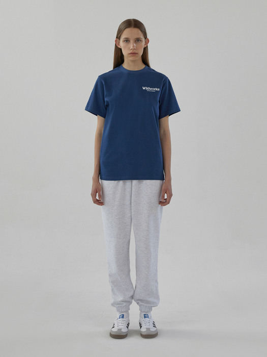 WILDWORKS Logo T-SHIRT_Navy