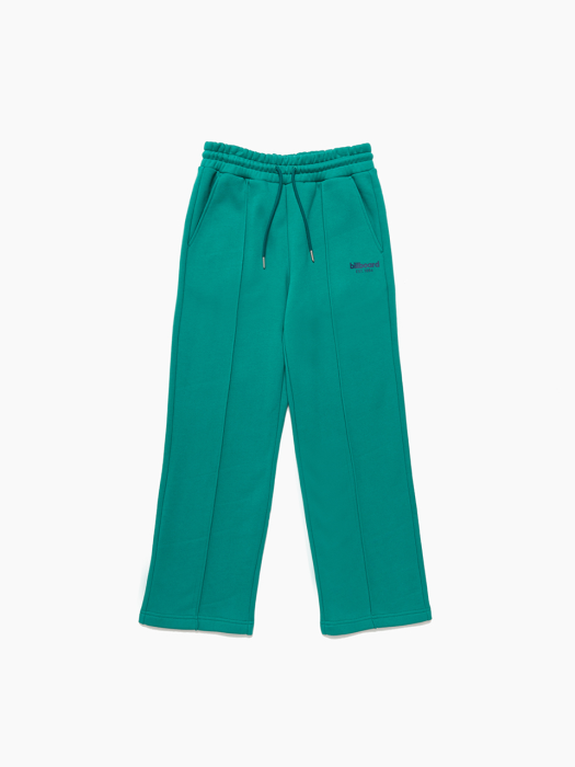 (기모)Straight Pin Tuck Cotton Pants_Green