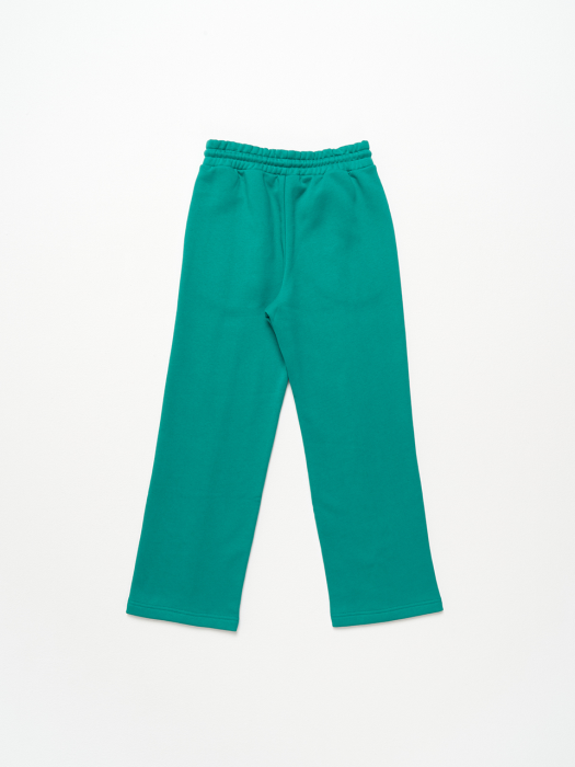 (기모)Straight Pin Tuck Cotton Pants_Green