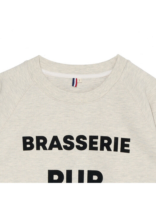 ep.7 BRASSERIE PUR BEURRE Sweatshirt (OATMEAL)